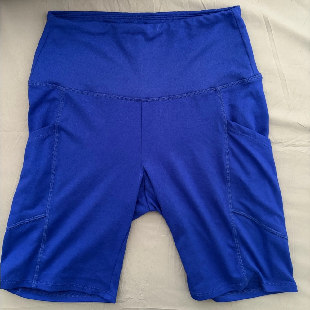 Zenana Outfitters Royal Blue Bike Shorts
